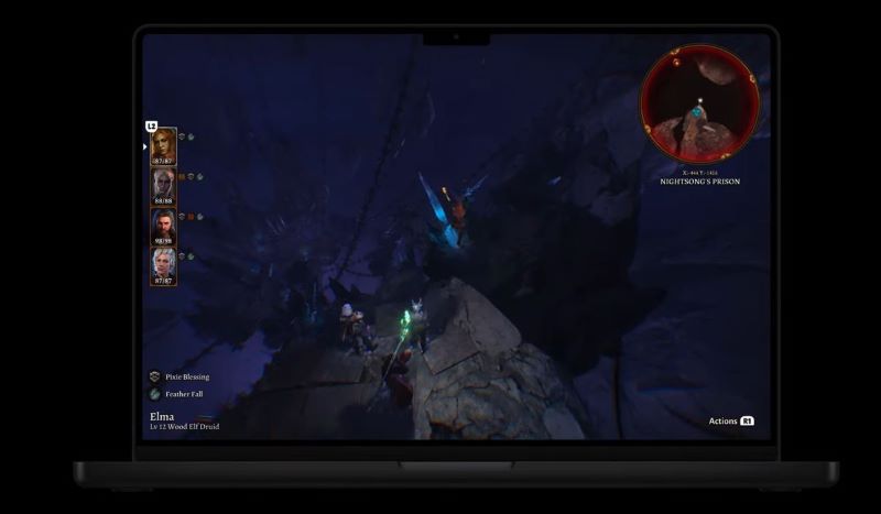 Thỏa mãn sở thích chơi game ngay trên MacBook Pro 14 inch M3 1 TB.